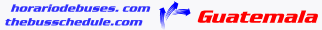 horario de bus Guatemala